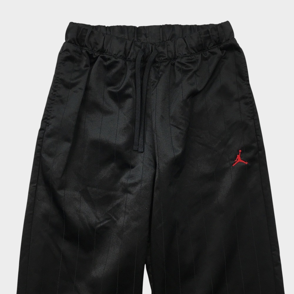 Jordan Mens Loose Fit Heritage Track Pants Black Red Jumpman Size Medium DM5247